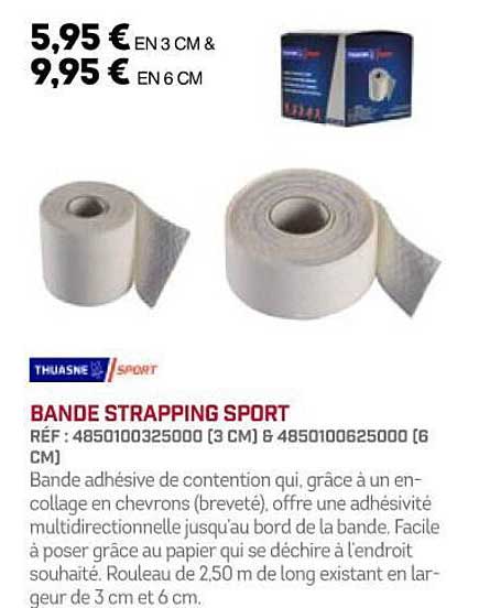 bande strapping sport thuasne