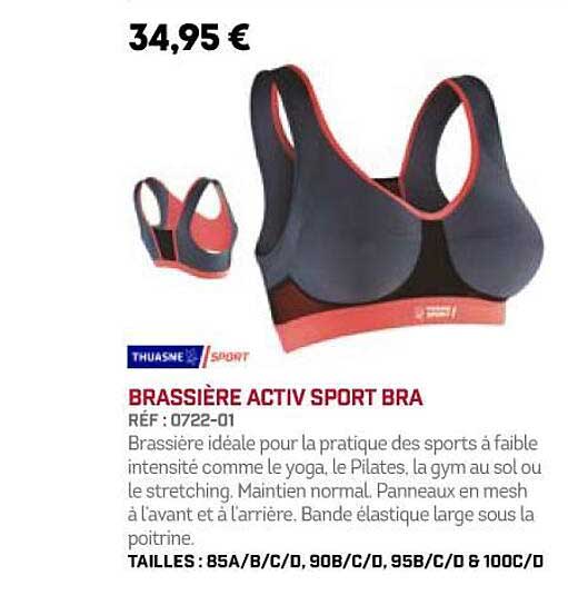 brassière activ sport bra thuasne
