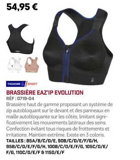 brassière eaz'ip evolution