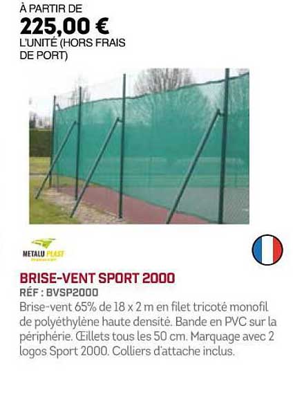brise-vent sport 2000