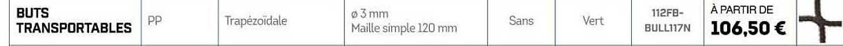 buts transportables