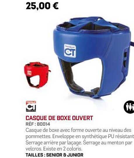 Casque De Boxe Ouvert Ct