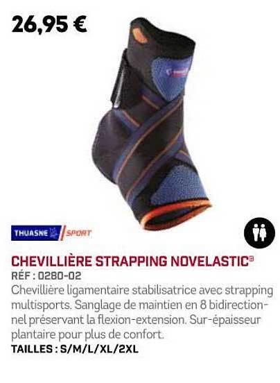 chevellière strapping novelastic thuasme sport