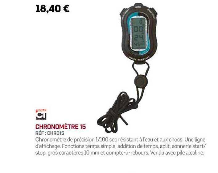 chronomètre 15