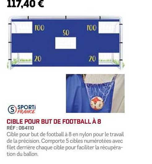 cible pour but de football à 8 sporti france