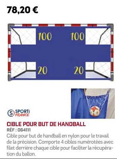 cible pour but de handball sporti france
