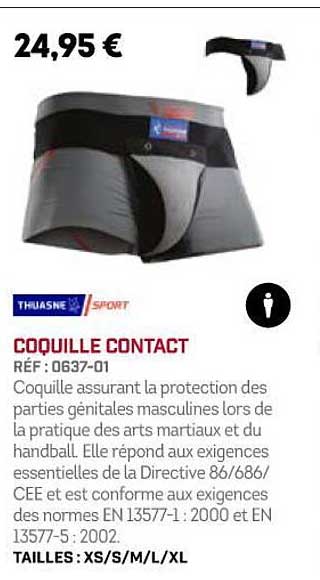 coquille contact thuasne