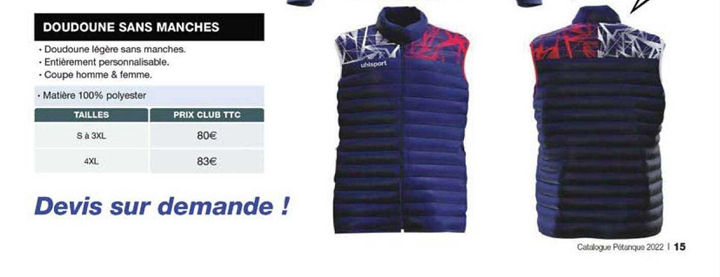 doudone sans manches