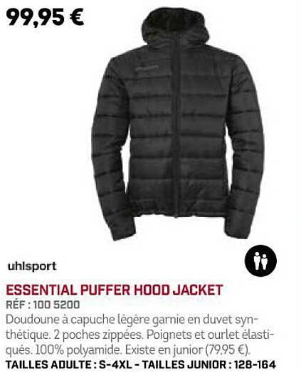 essential puffer hood jacket