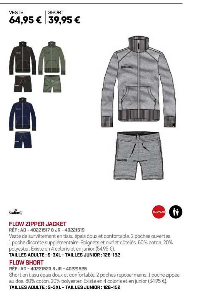 flow zipper jacket flow short