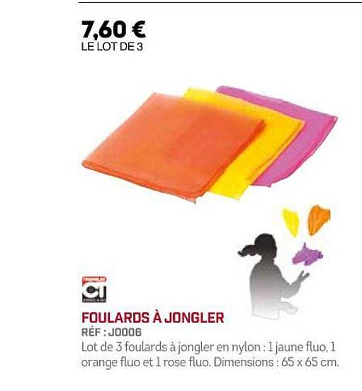 foulards à jongler