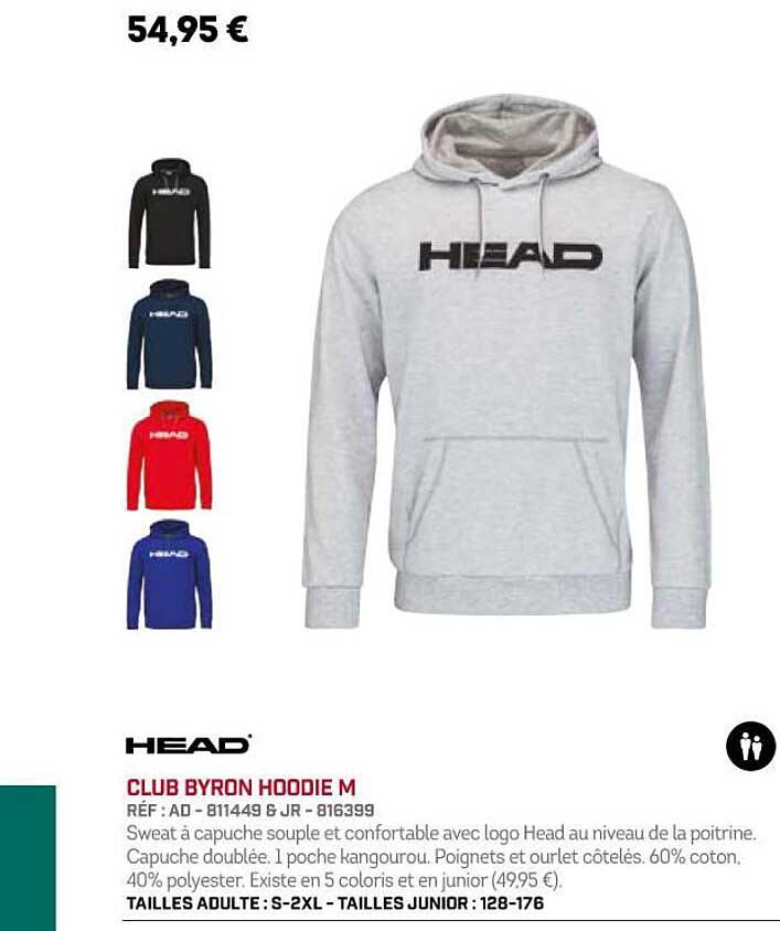 head club byron hoodie m