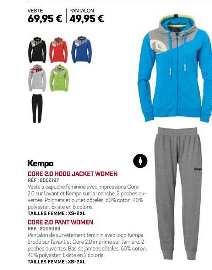 kempa core 2.0 hood jacket women core 2.0 pant women