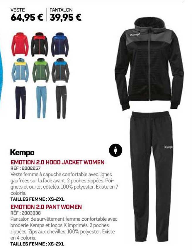 kempa emotion 2.0 hood jacket women emotion 2.0 pant women