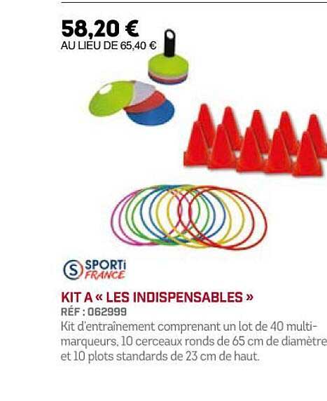 kit a «les indispensables» sporti france