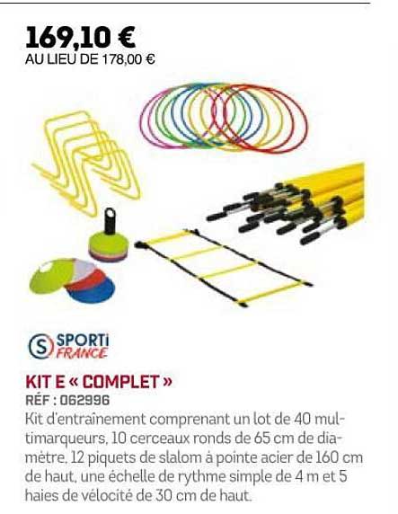 kit e «complet» sporti france
