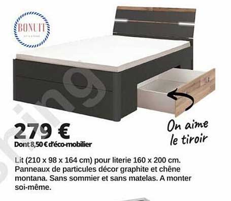 Lit (210 X 98 X 164 Cm)