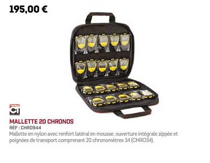 Mallette 20 Chronos