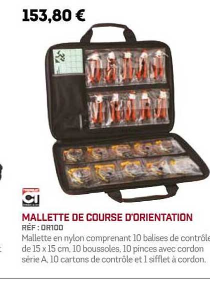 mallette de course d'orientation