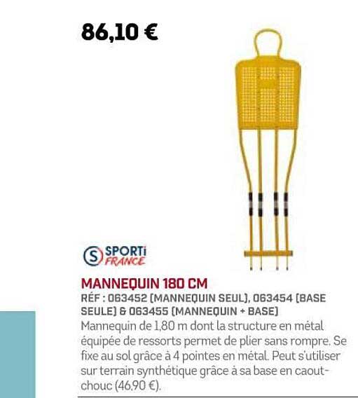 mannequin 180 cm sporti france