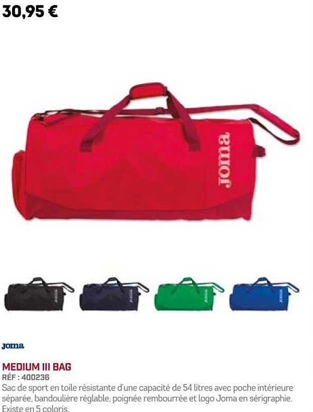 medium iii bag joma