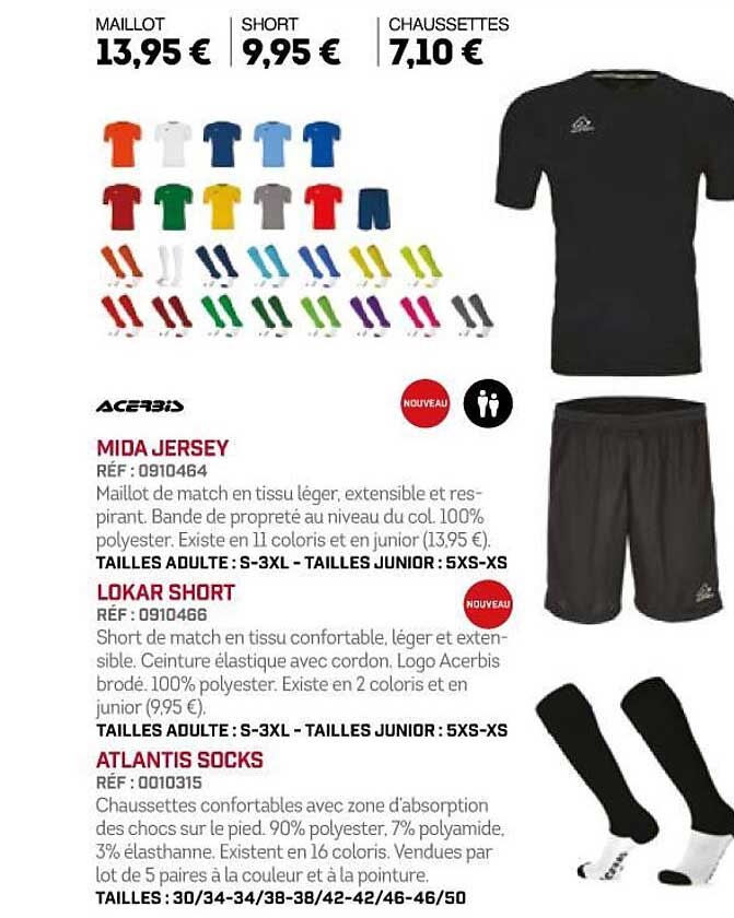 mida jersey, lokar short, atlantis socks