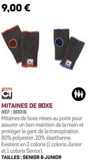 mitaines de boxe ct
