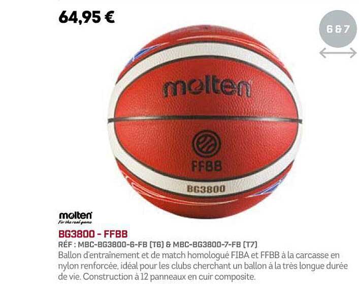 molten bg3800 - ffbb