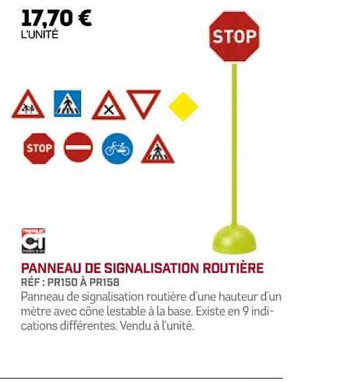 panneau de signalisation routière