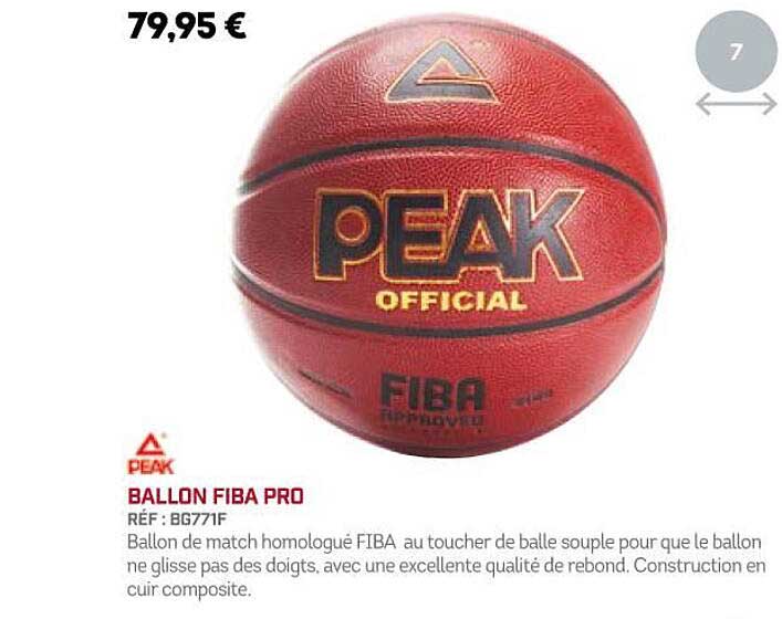 peak ballon fiba pro