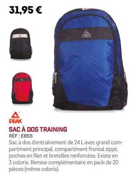 Peak Sc à Dos Training