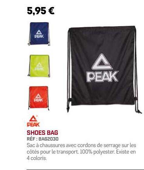 peak shoes bag