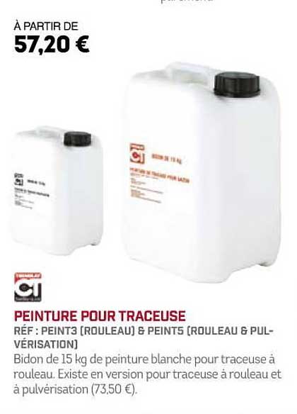 peinture pour traceuse