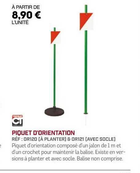 piquet d'orientation