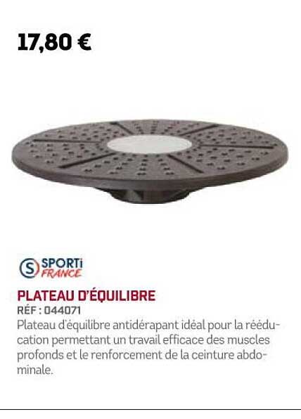 plateau d'équilibre sporti france