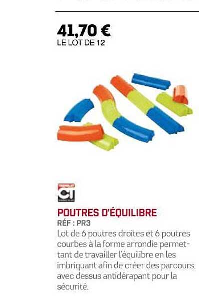 poutres d'équilibre