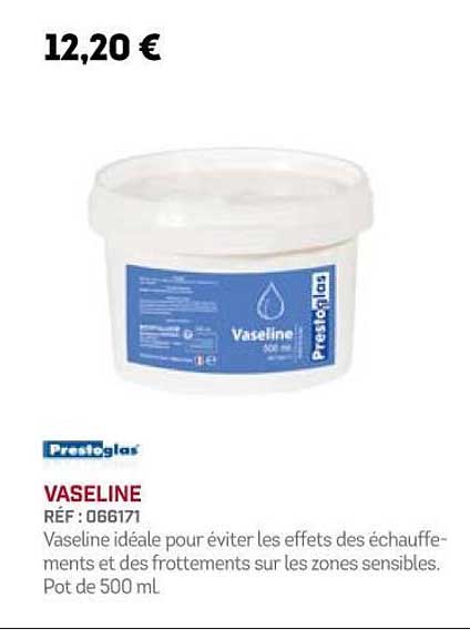 prestoglas vaseline