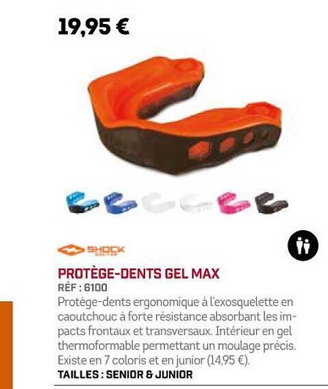 protège-dents gel max shock