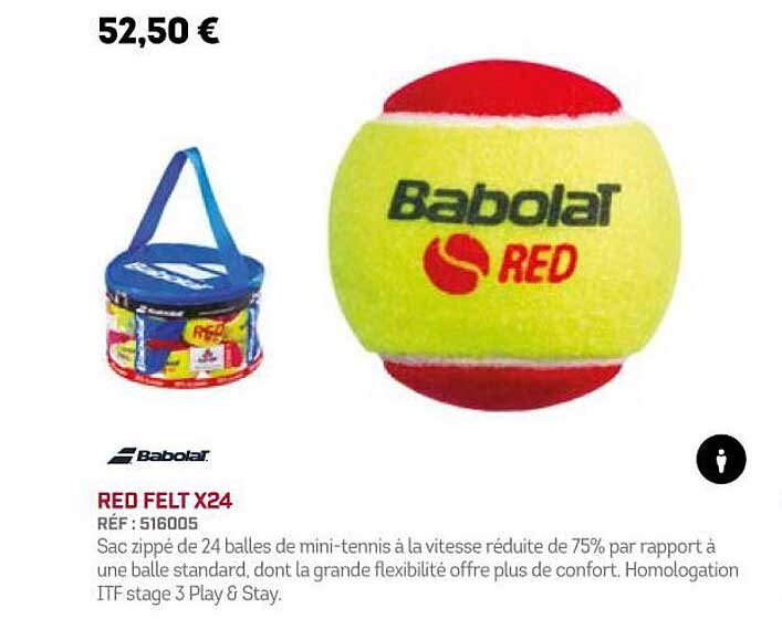 red felt x24 babolar