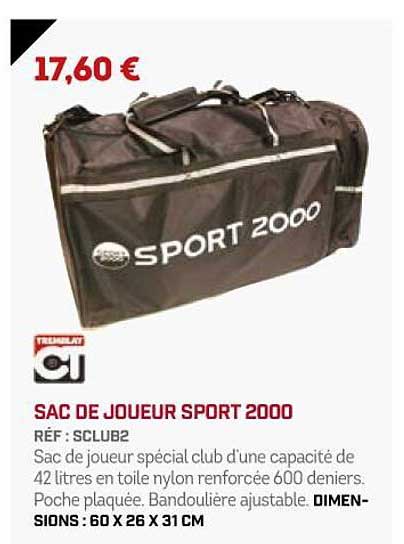 Sac De Joueur Sport 2000