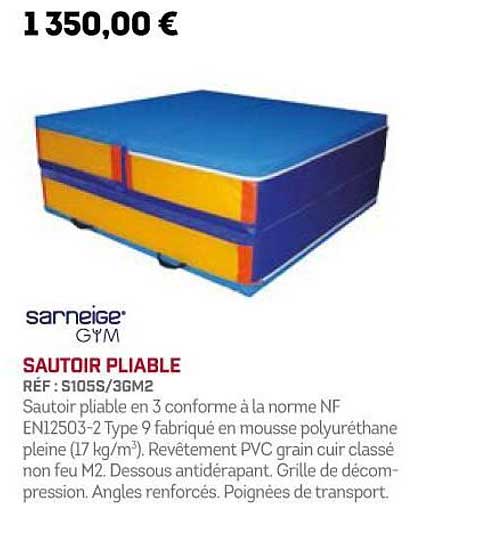 sautoir pliable sarneige gym