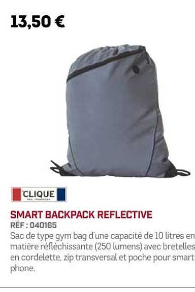 Smart Backpack Reflective Clique