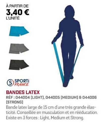 sporti france bandes latex