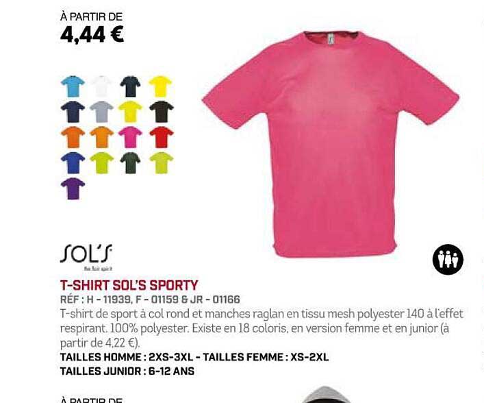 t-shirt sol's sporty sol's