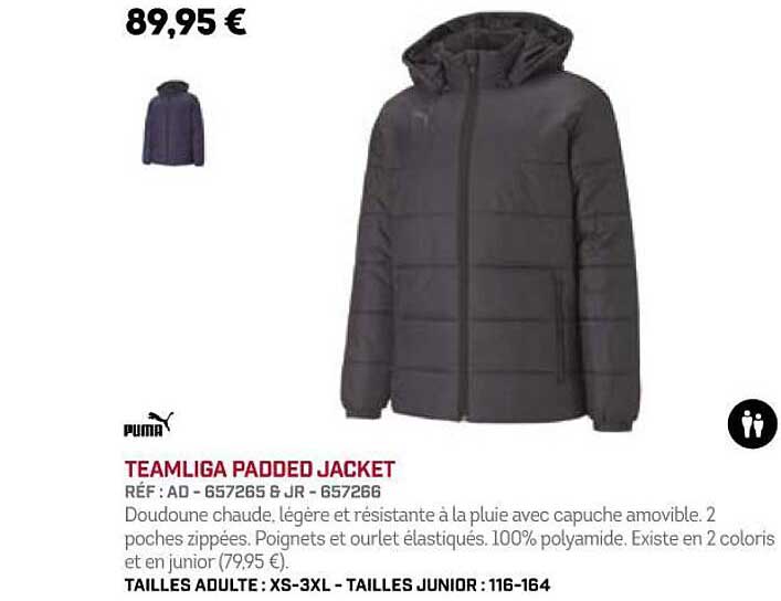 teamliga padded jacket puma