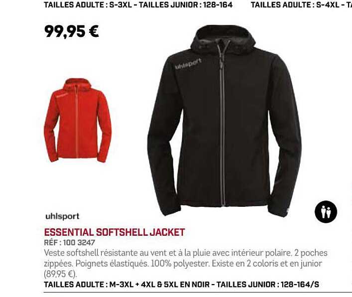 uhlsport essential softshell jacket