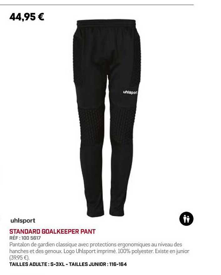 uhlsport standard goalkeeper pant
