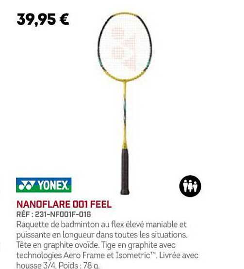 yonex nanoflare 001 feel
