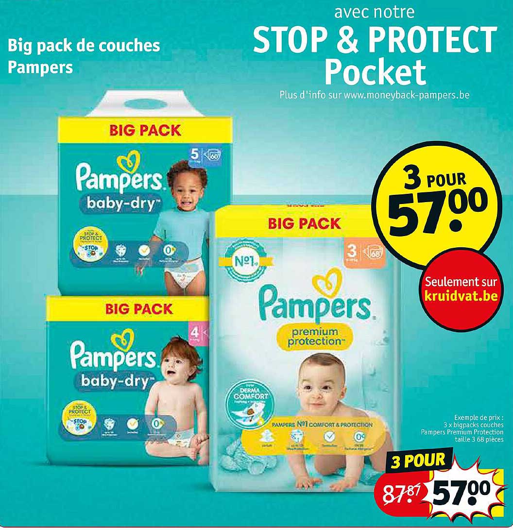 Big Pack De Couches Pampers