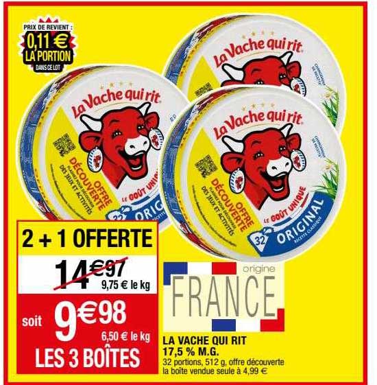 la vache qui rit 17,5% m.g.